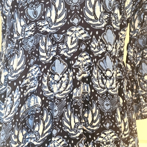 Caroline Constas Blue Dahlia Navy Deep V Open Back Maxi Dress NWT - Picture 9 of 11